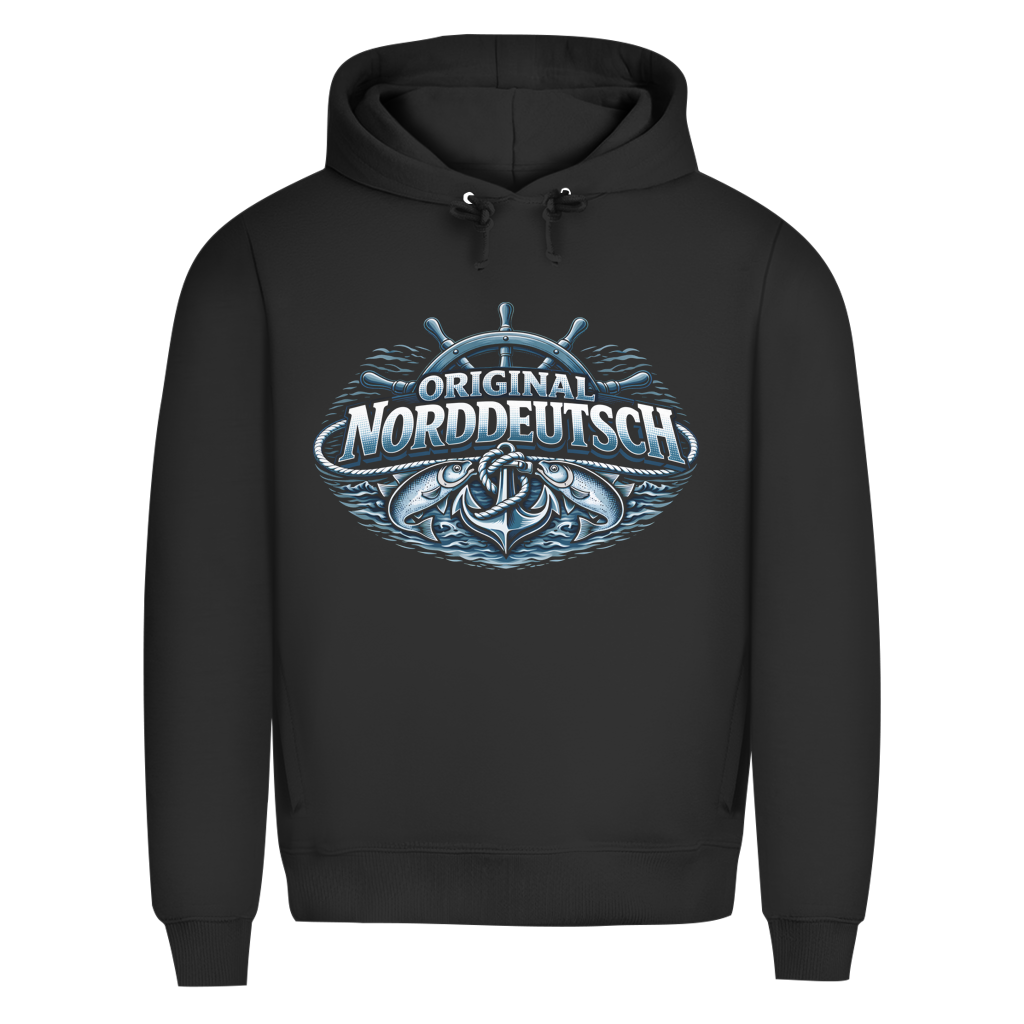 Hoodie Herren   Original NORDDEUTSCH #608- beidseitiger Druck