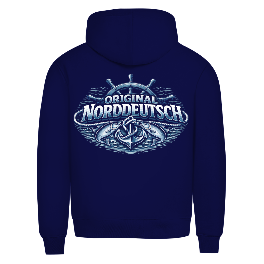 Hoodie Herren   Original NORDDEUTSCH #608- beidseitiger Druck