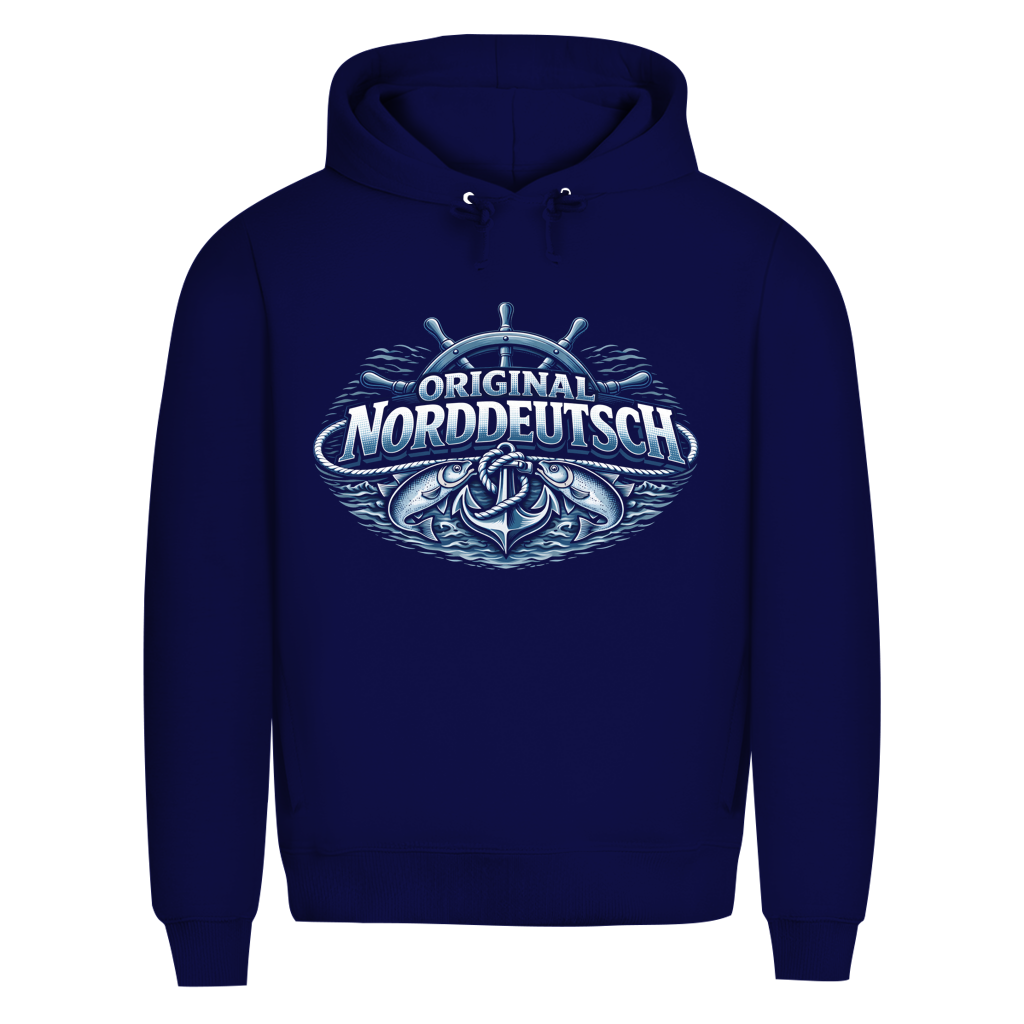 Hoodie Herren   Original NORDDEUTSCH #608- beidseitiger Druck