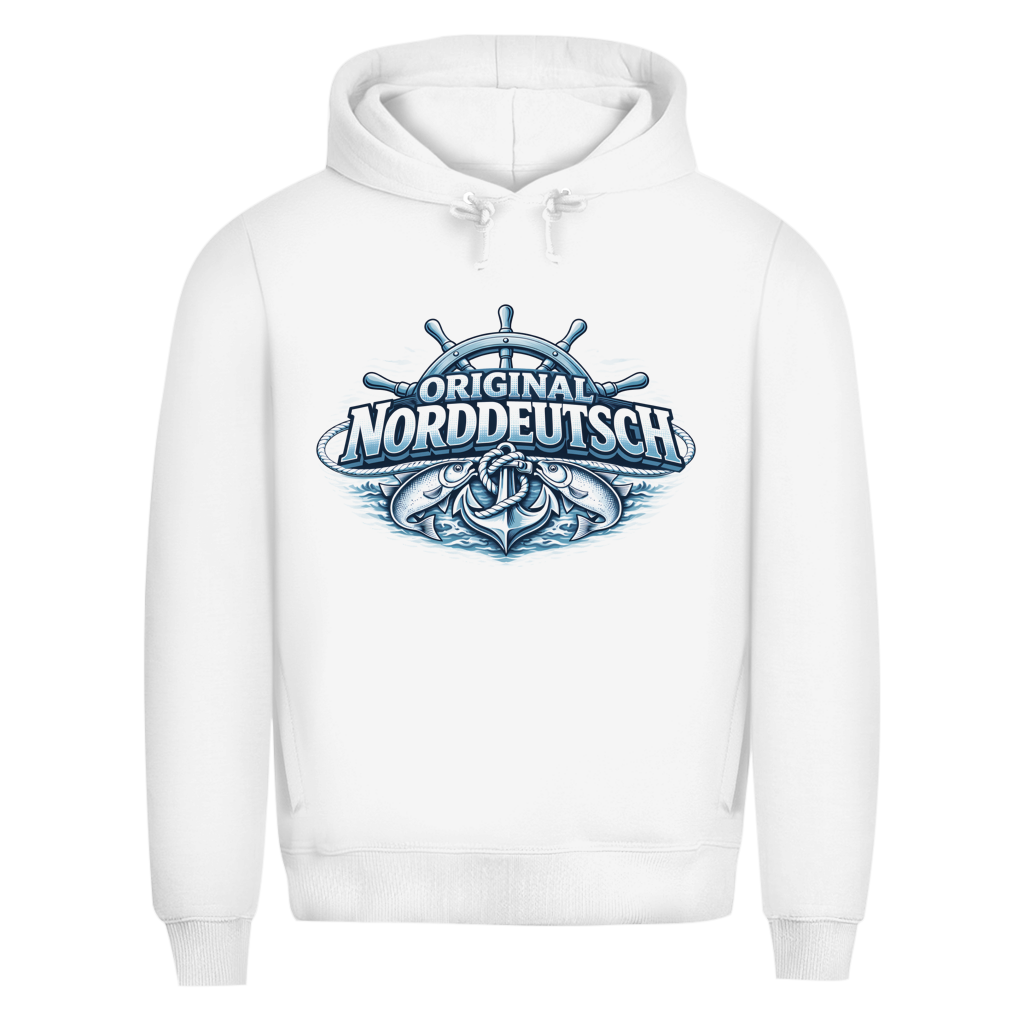 Hoodie Herren   Original NORDDEUTSCH #608- beidseitiger Druck