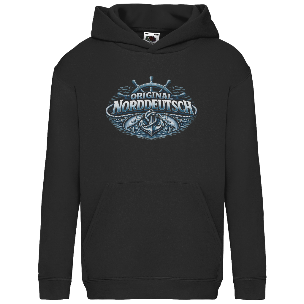 Hoodie Kinder  Original NORDDEUTSCH #608 - beidseitiger Druck