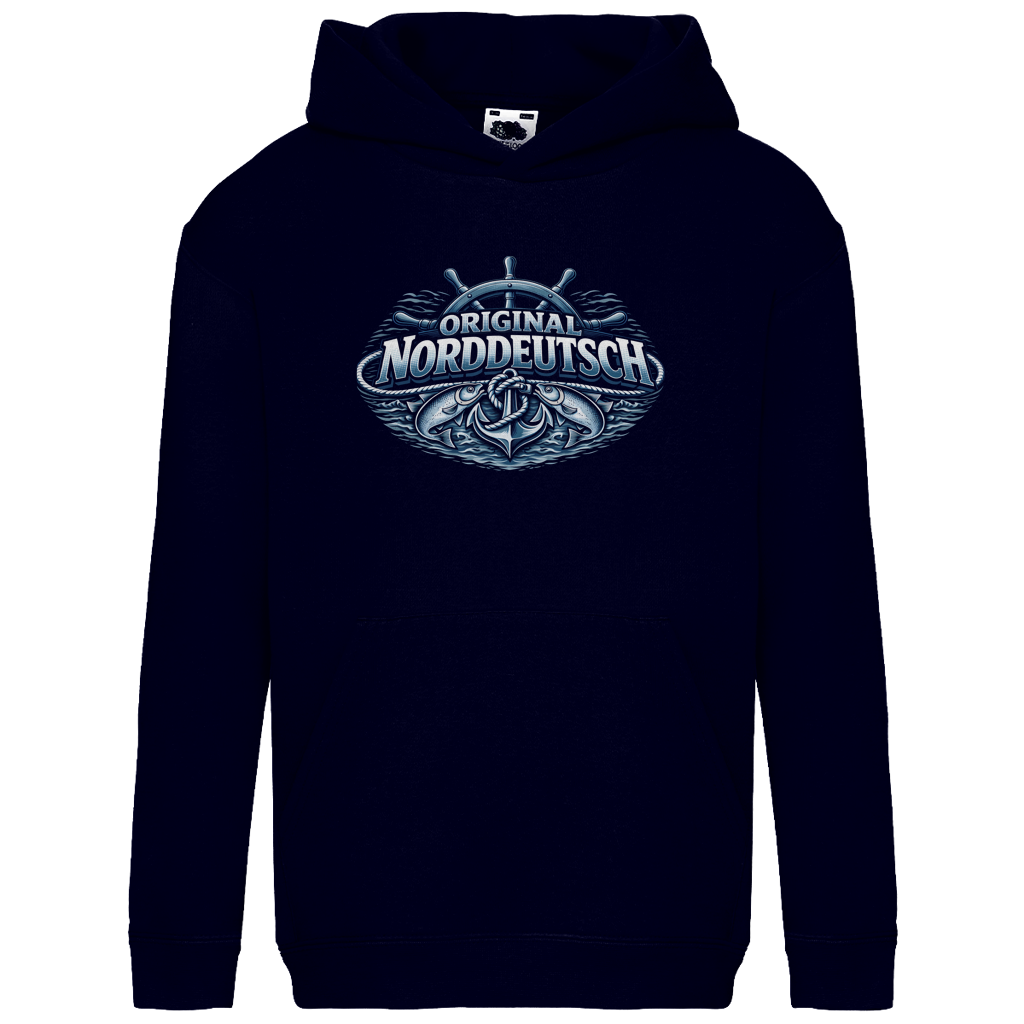 Hoodie Kinder  Original NORDDEUTSCH #608 - beidseitiger Druck