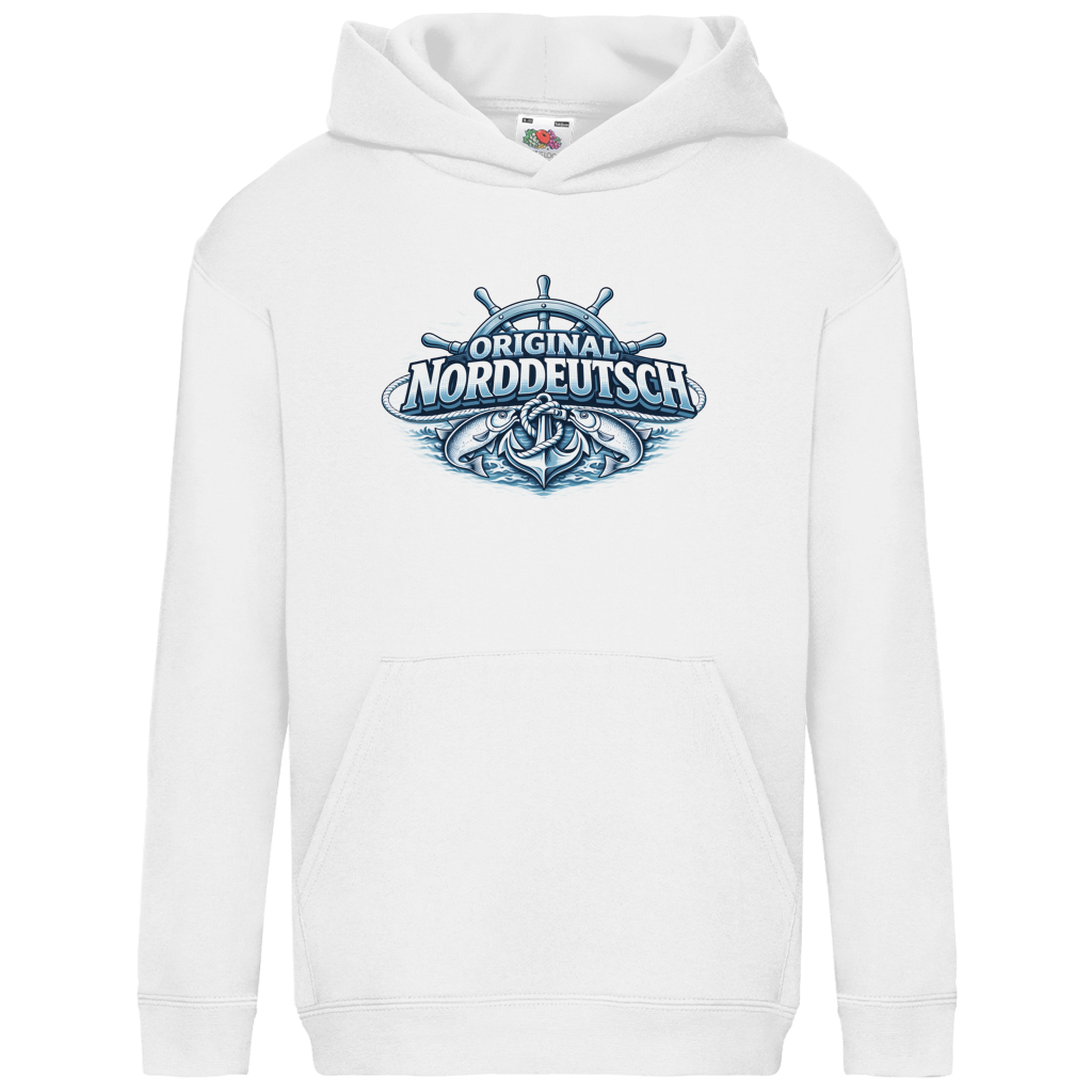 Hoodie Kinder  Original NORDDEUTSCH #608 - beidseitiger Druck