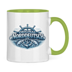 Keramik-Tasse zweifarbig   Original NORDDEUTSCH #608