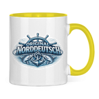 Keramik-Tasse zweifarbig   Original NORDDEUTSCH #608
