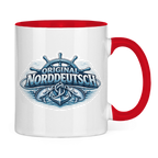 Keramik-Tasse zweifarbig   Original NORDDEUTSCH #608