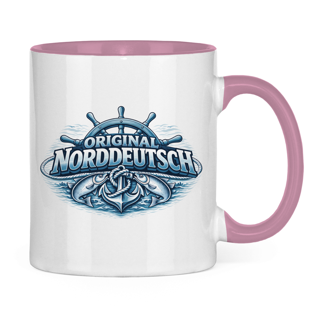 Keramik-Tasse zweifarbig   Original NORDDEUTSCH #608