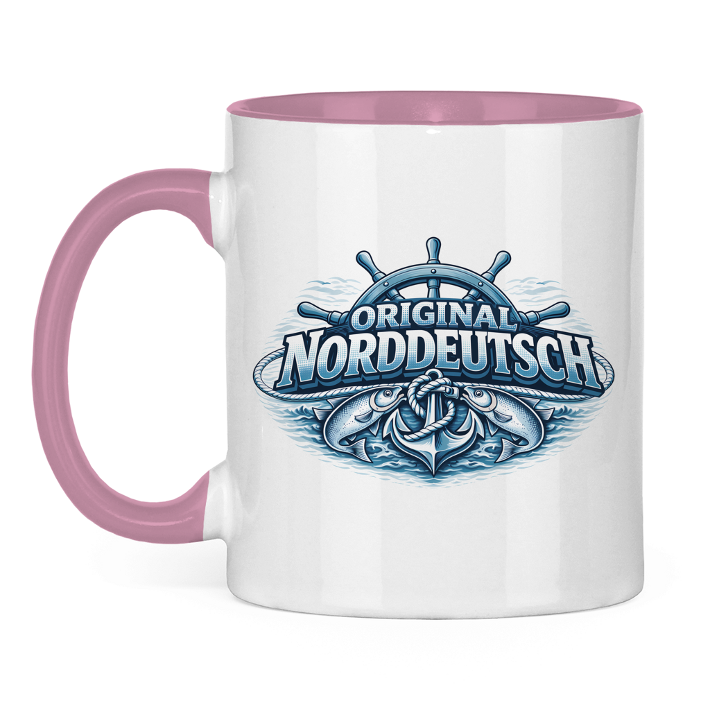Keramik-Tasse zweifarbig   Original NORDDEUTSCH #608