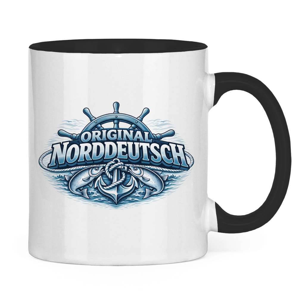 Keramik-Tasse zweifarbig   Original NORDDEUTSCH #608