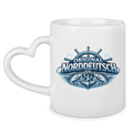 Keramik-Tasse mit Herzhenkel   Original NORDDEUTSCH #608