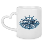 Keramik-Tasse mit Herzhenkel   Original NORDDEUTSCH #608