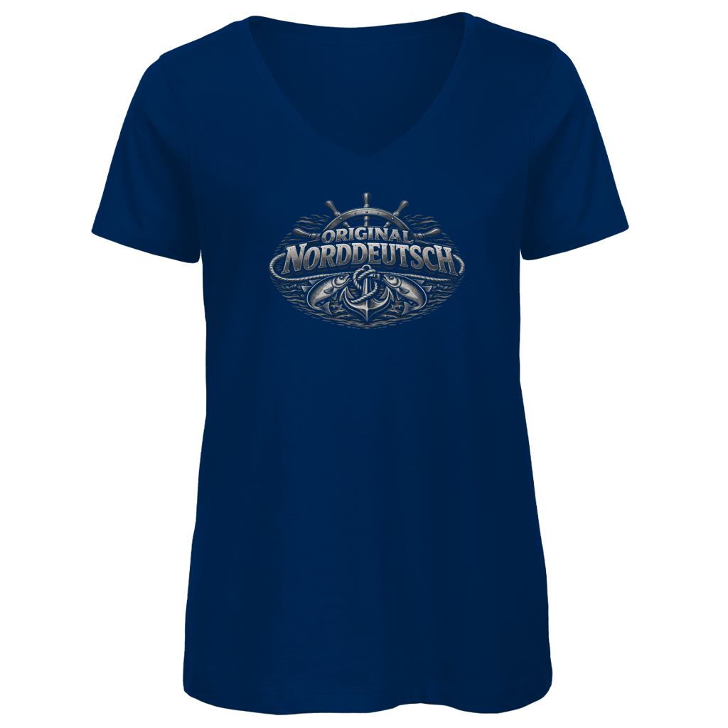 T-Shirt Damen V-Neck  Original NORDDEUTSCH #609