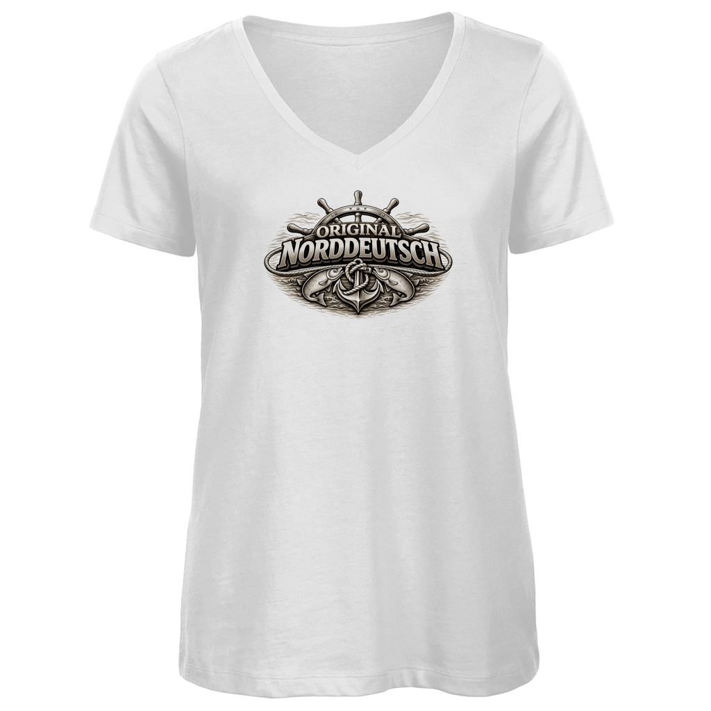 T-Shirt Damen V-Neck  Original NORDDEUTSCH #609