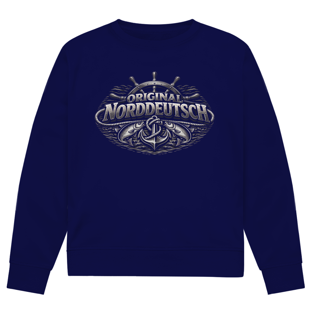 Sweatshirt Herren   Original NORDDEUTSCH #609 - beidseitiger Druck