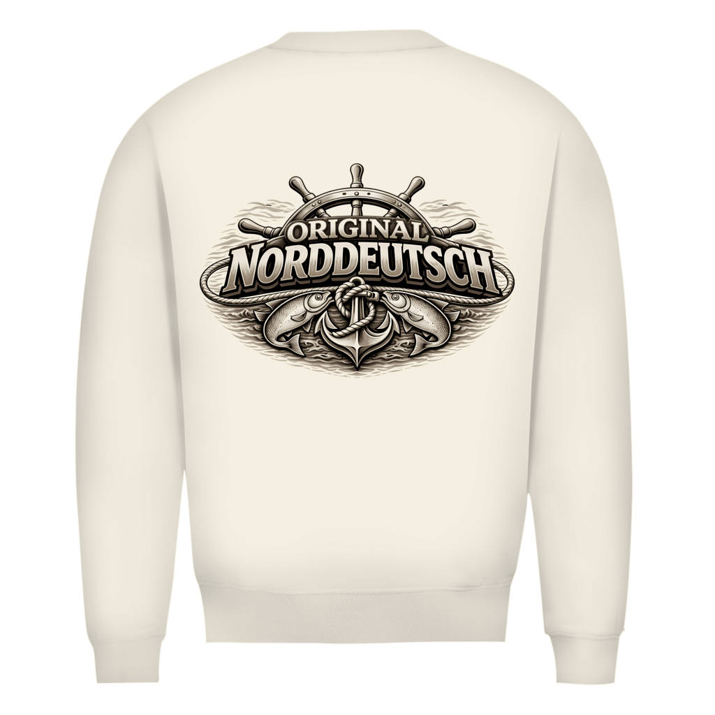 Sweatshirt Herren   Original NORDDEUTSCH #609 - beidseitiger Druck