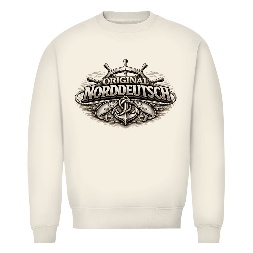 Sweatshirt Herren   Original NORDDEUTSCH #609 - beidseitiger Druck