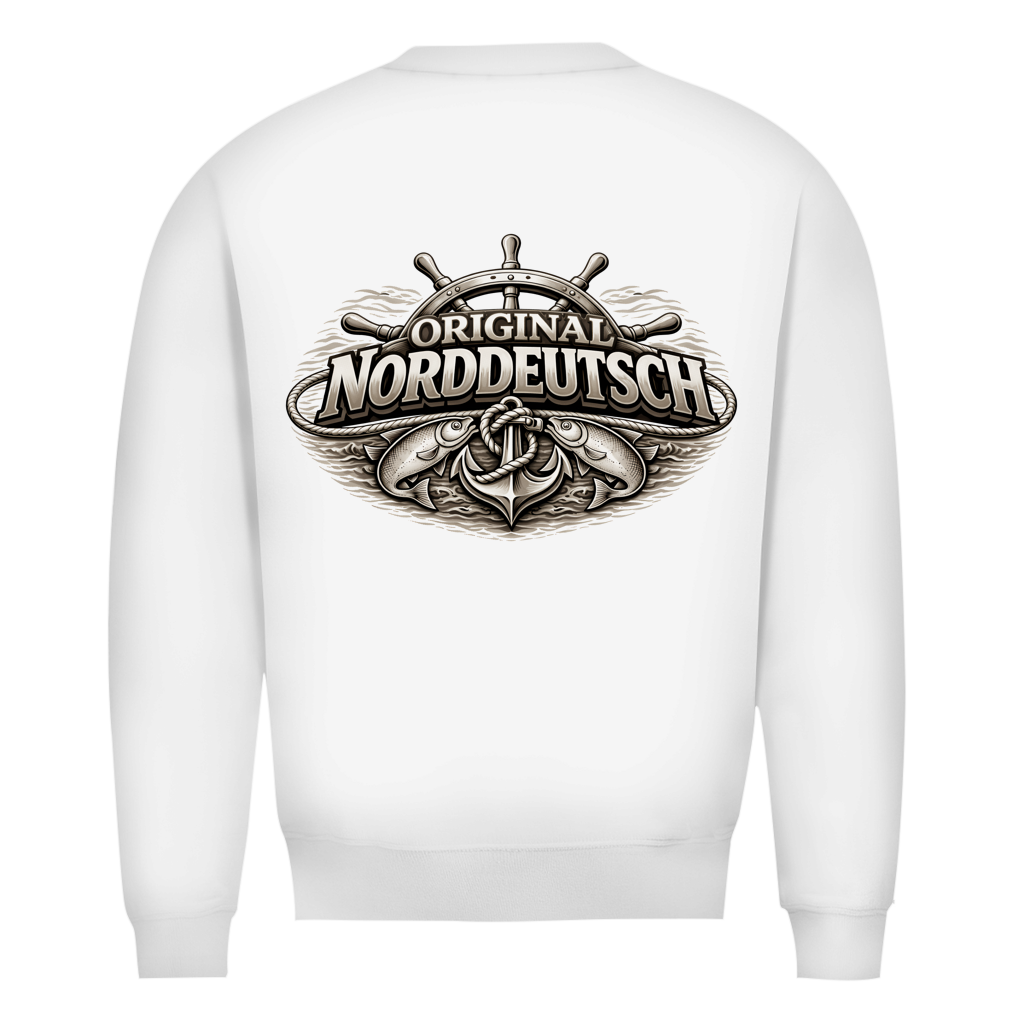 Sweatshirt Herren   Original NORDDEUTSCH #609 - beidseitiger Druck