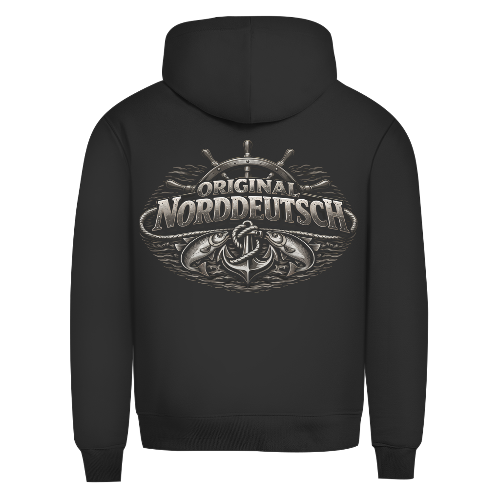 Hoodie Herren   Original NORDDEUTSCH #609- beidseitiger Druck