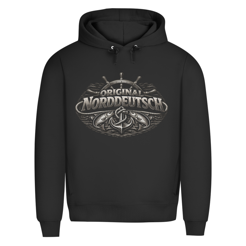 Hoodie Herren   Original NORDDEUTSCH #609- beidseitiger Druck
