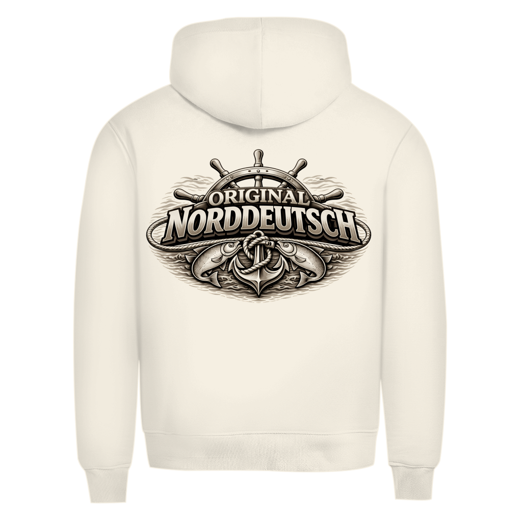 Hoodie Herren   Original NORDDEUTSCH #609- beidseitiger Druck