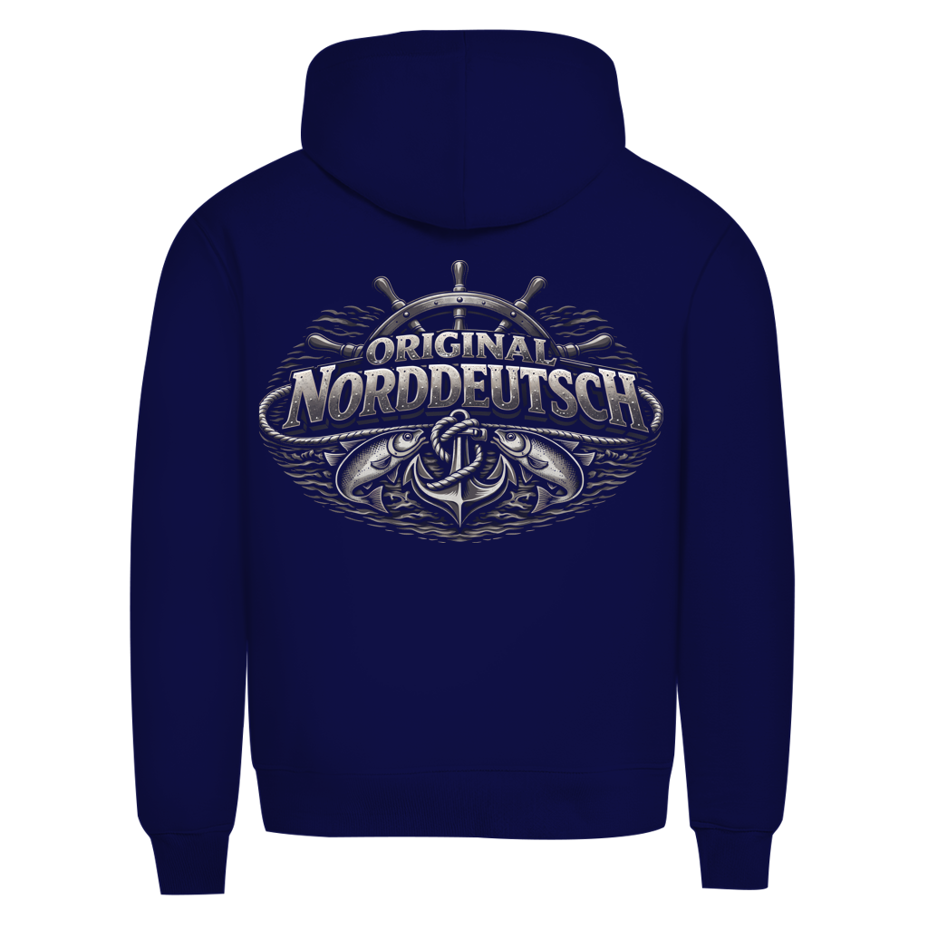 Hoodie Herren   Original NORDDEUTSCH #609- beidseitiger Druck
