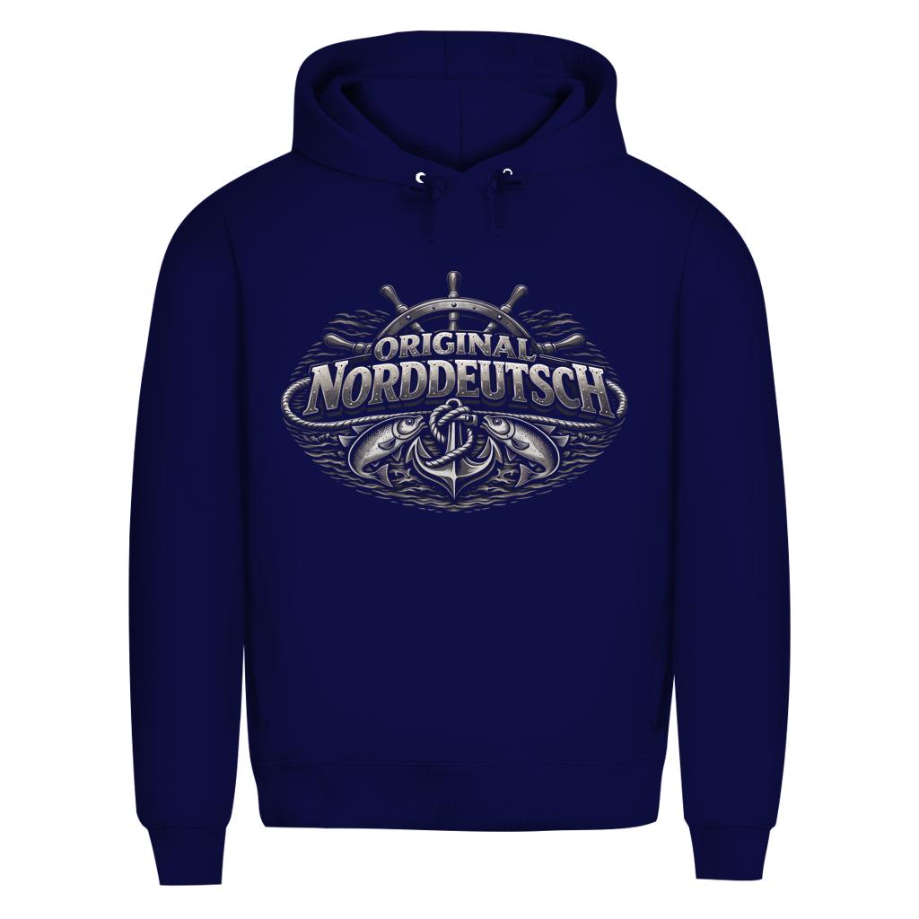 Hoodie Herren   Original NORDDEUTSCH #609- beidseitiger Druck