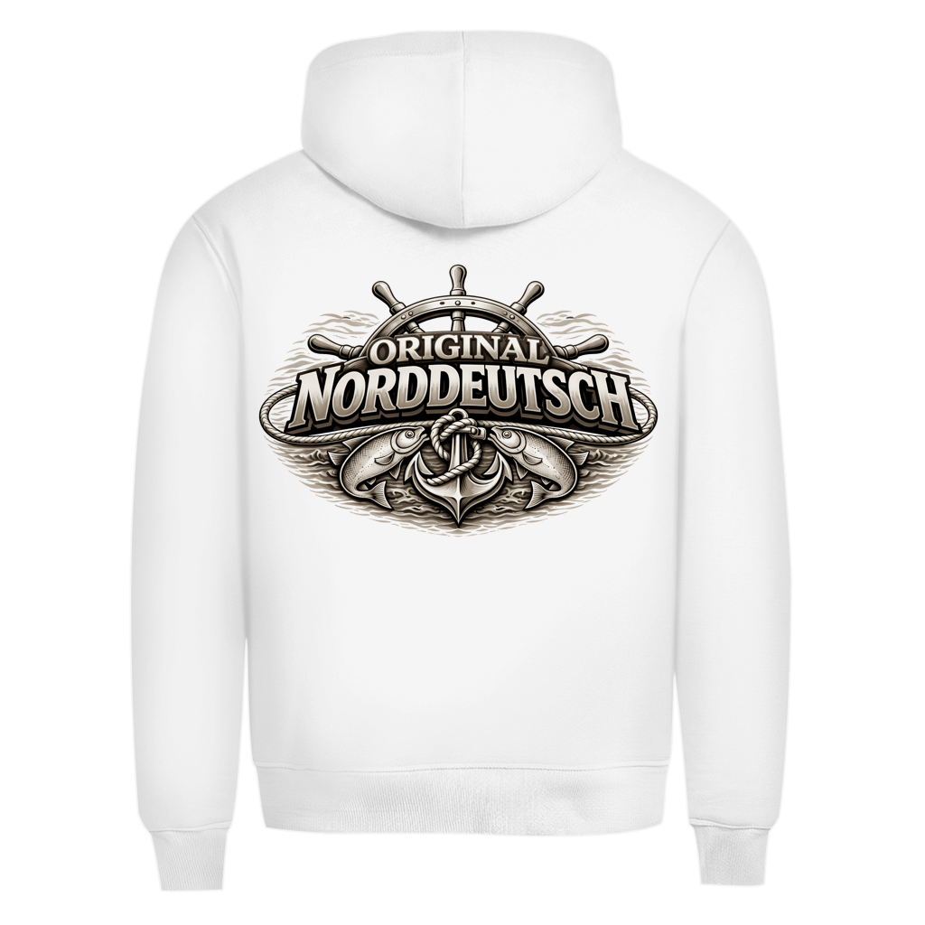 Hoodie Herren   Original NORDDEUTSCH #609- beidseitiger Druck