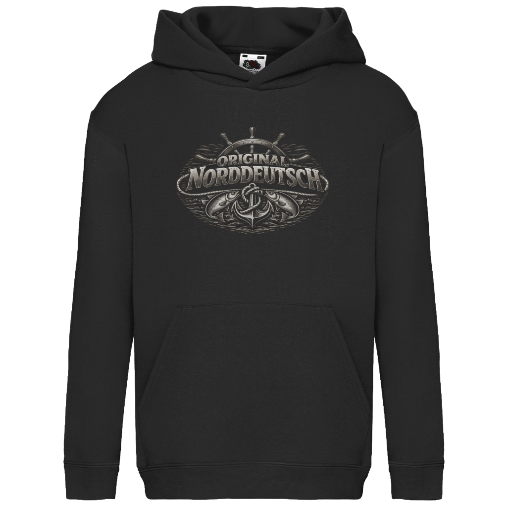 Hoodie Kinder  Original NORDDEUTSCH #609 - beidseitiger Druck