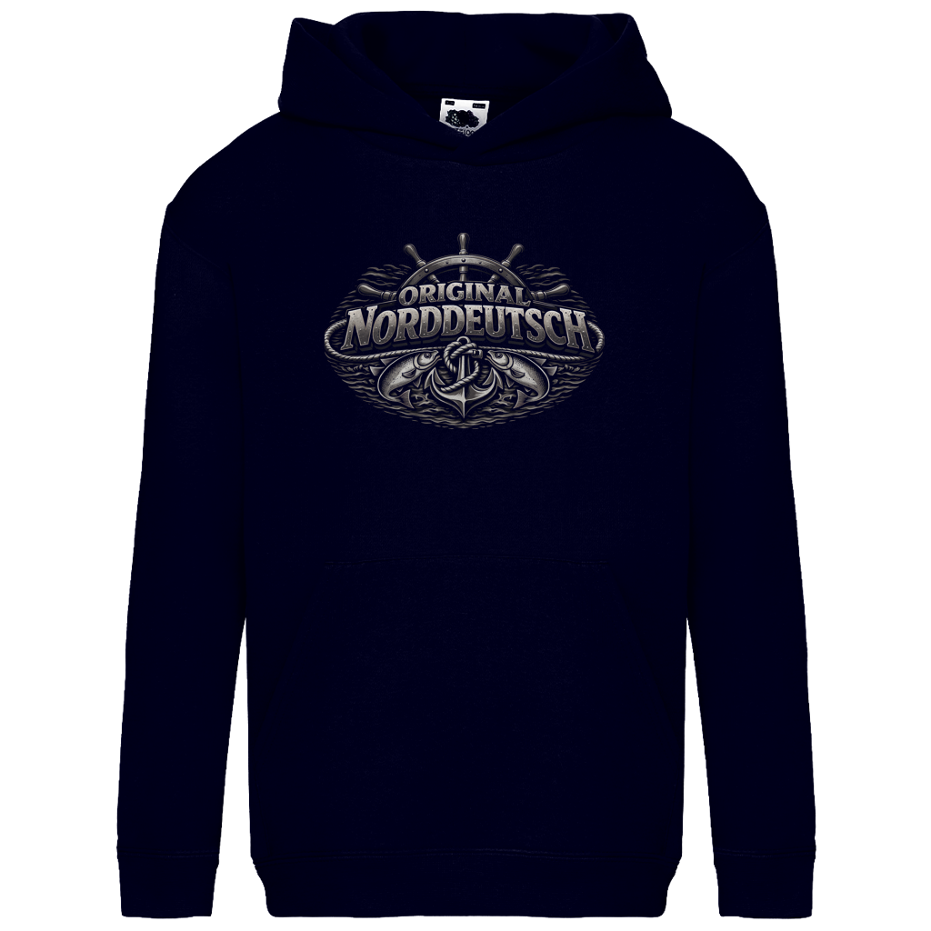 Hoodie Kinder  Original NORDDEUTSCH #609 - beidseitiger Druck