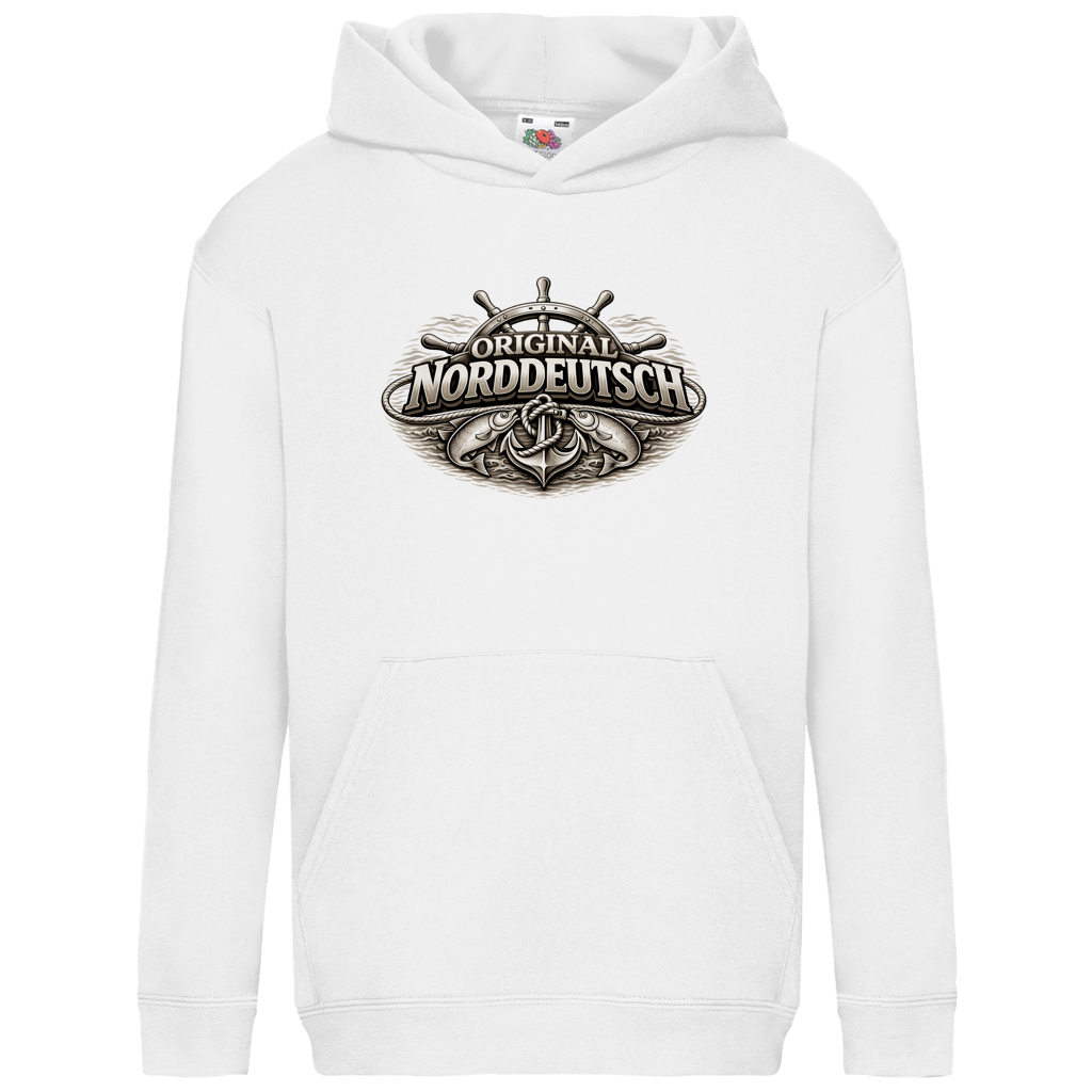 Hoodie Kinder  Original NORDDEUTSCH #609 - beidseitiger Druck