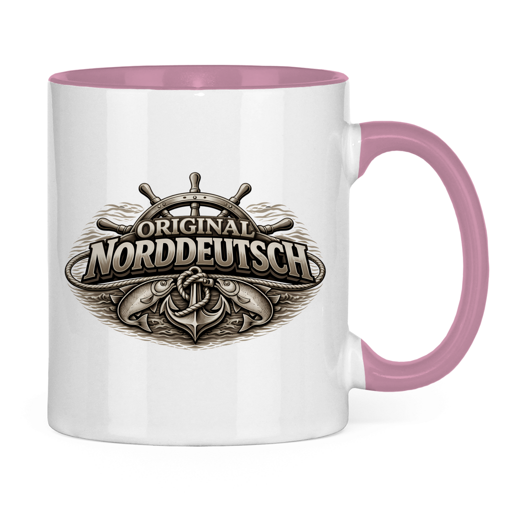 Keramik-Tasse zweifarbig   Original NORDDEUTSCH #609