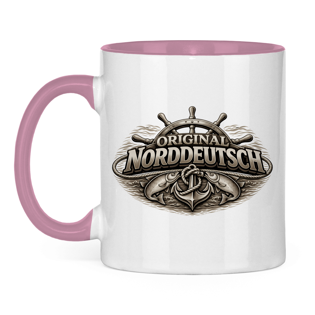 Keramik-Tasse zweifarbig   Original NORDDEUTSCH #609