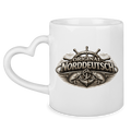 Keramik-Tasse mit Herzhenkel   Original NORDDEUTSCH #609