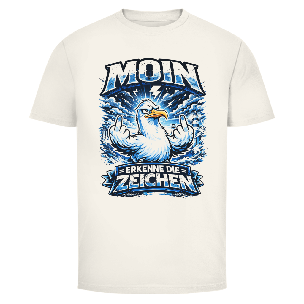 T-Shirt unisex MOIN Erkenne die Zeichen #556 - einseitiger Druck