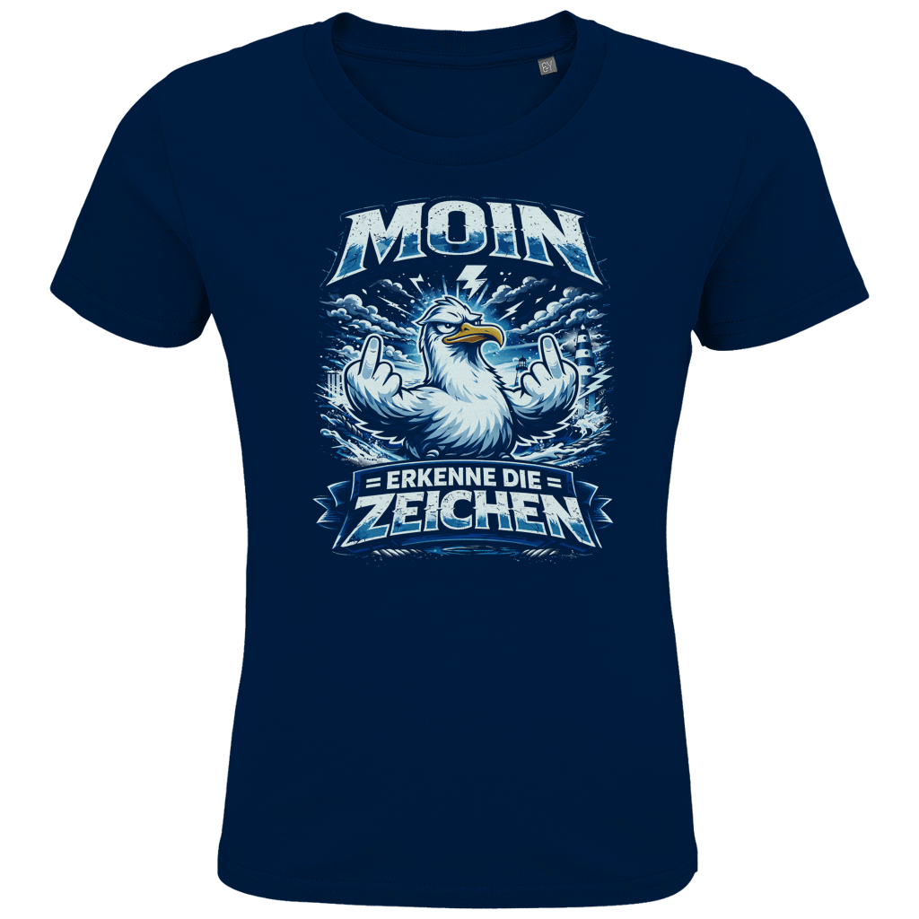 T-Shirt Kinder MOIN Erkenne die Zeichen #556 - einseitiger Druck