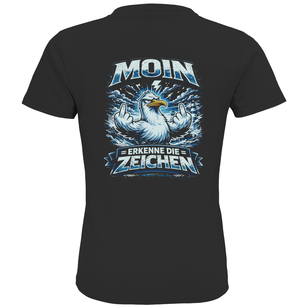 T-Shirt Kinder MOIN Erkenne die Zeichen #556 - beidseitiger Druck