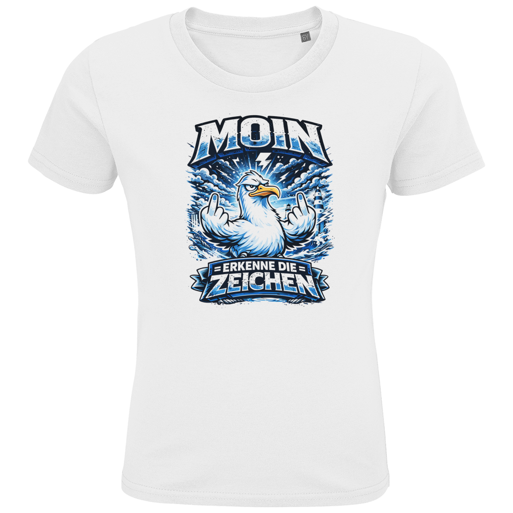 T-Shirt Kinder MOIN Erkenne die Zeichen #556 - beidseitiger Druck