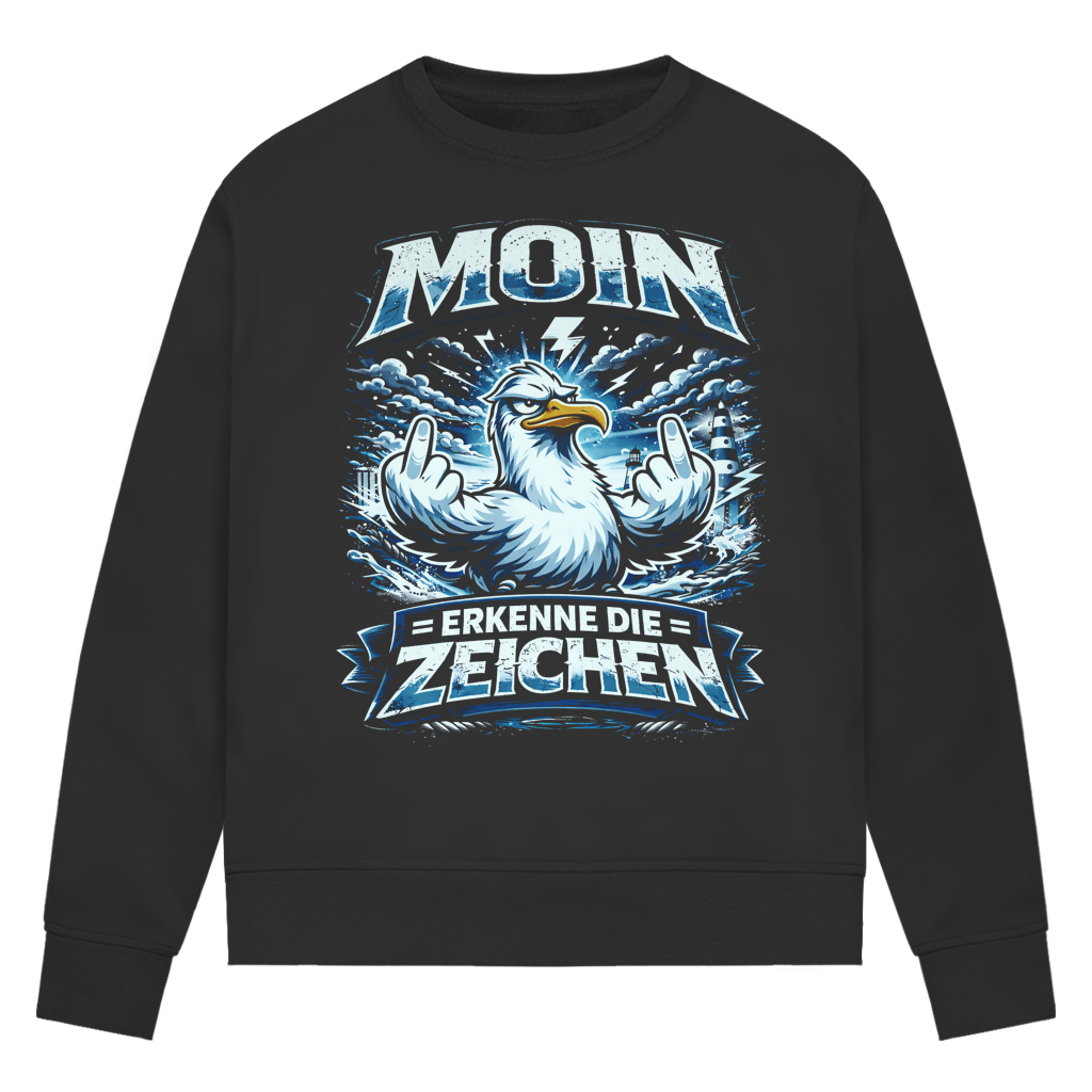 Sweatshirt Damen MOIN Erkenne die Zeichen #556