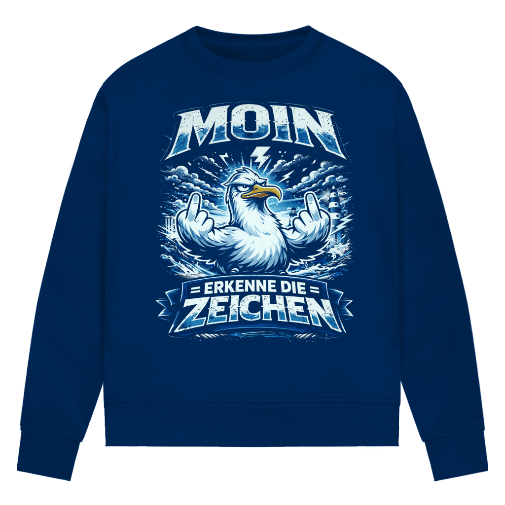 Sweatshirt Damen MOIN Erkenne die Zeichen #556