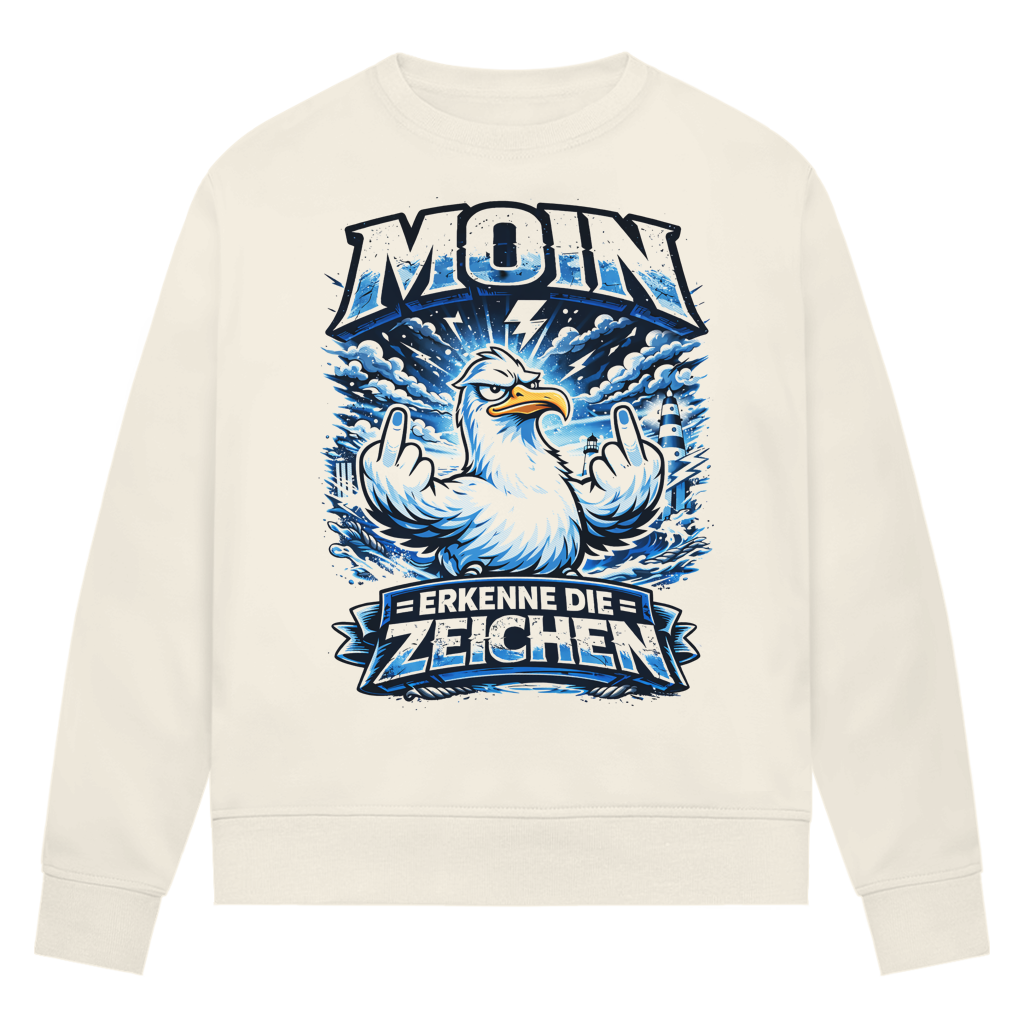 Sweatshirt Damen MOIN Erkenne die Zeichen #556