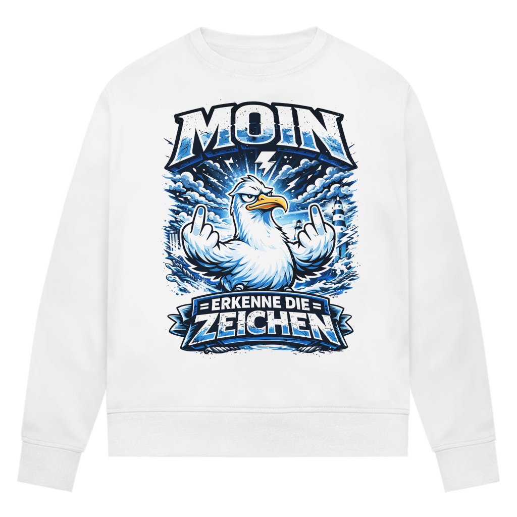 Sweatshirt Damen MOIN Erkenne die Zeichen #556