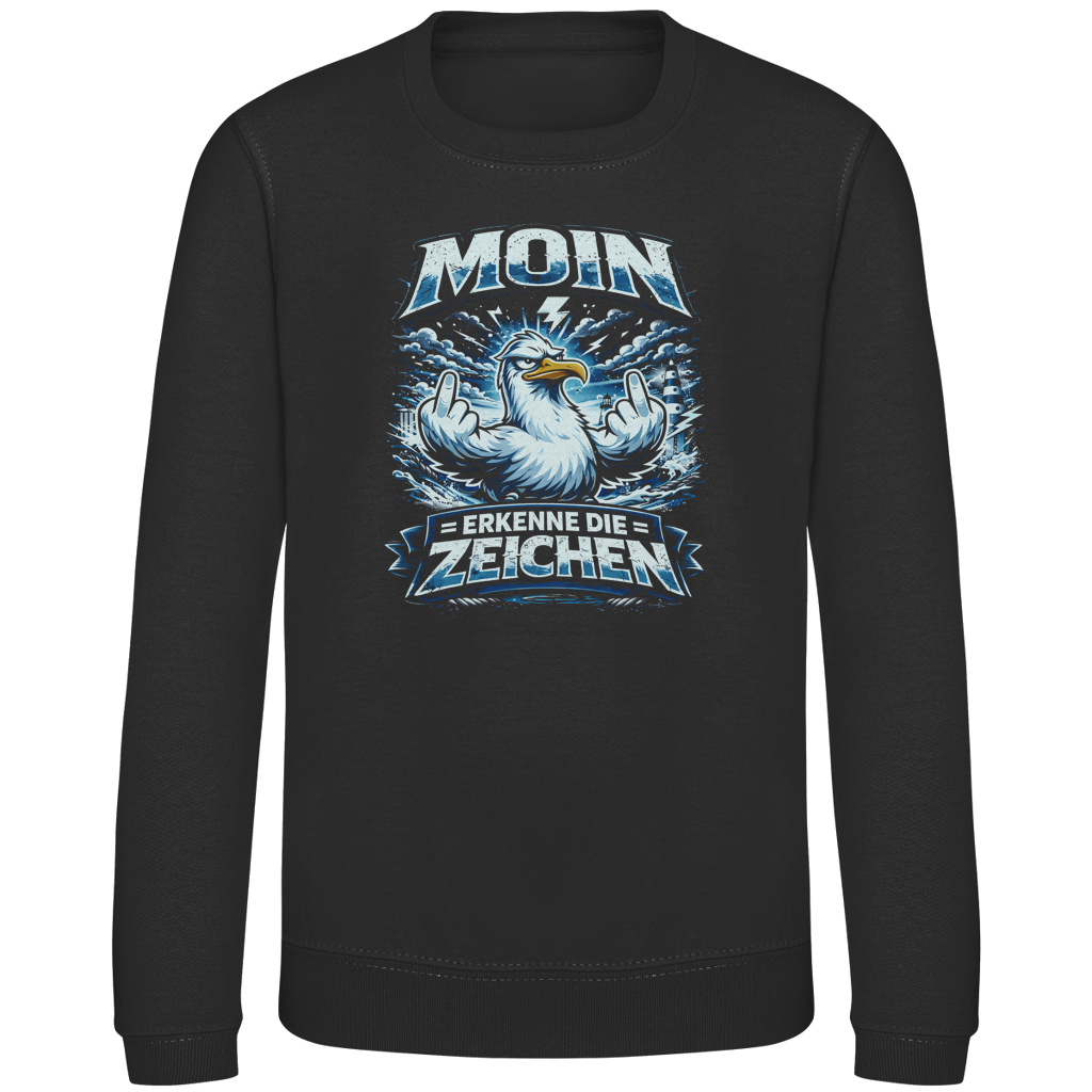 Sweatshirt Kinder MOIN Erkenne die Zeichen #556