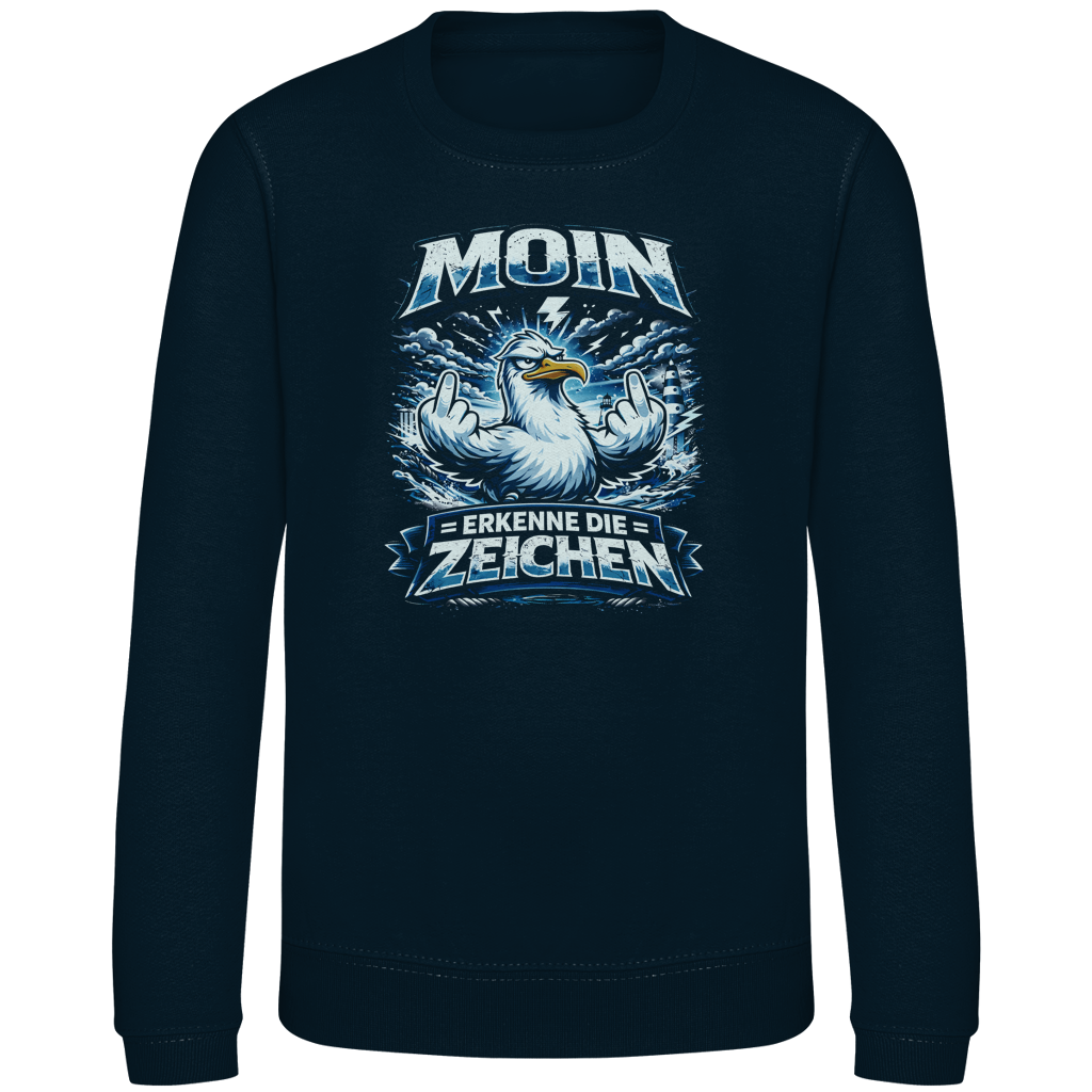 Sweatshirt Kinder MOIN Erkenne die Zeichen #556