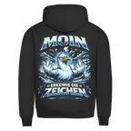 Hoodie Herren MOIN Erkenne die Zeichen #556 - beidseitiger Druck