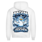 Hoodie Herren MOIN Erkenne die Zeichen #556 - beidseitiger Druck