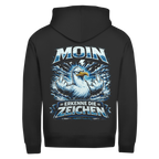 Hoodie-Jacke   MOIN Erkenne die Zeichen #556  - beidseitiger Druck