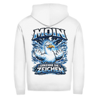 Hoodie-Jacke   MOIN Erkenne die Zeichen #556  - beidseitiger Druck