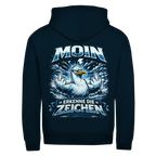 Hoodie-Jacke   MOIN Erkenne die Zeichen #556  - beidseitiger Druck