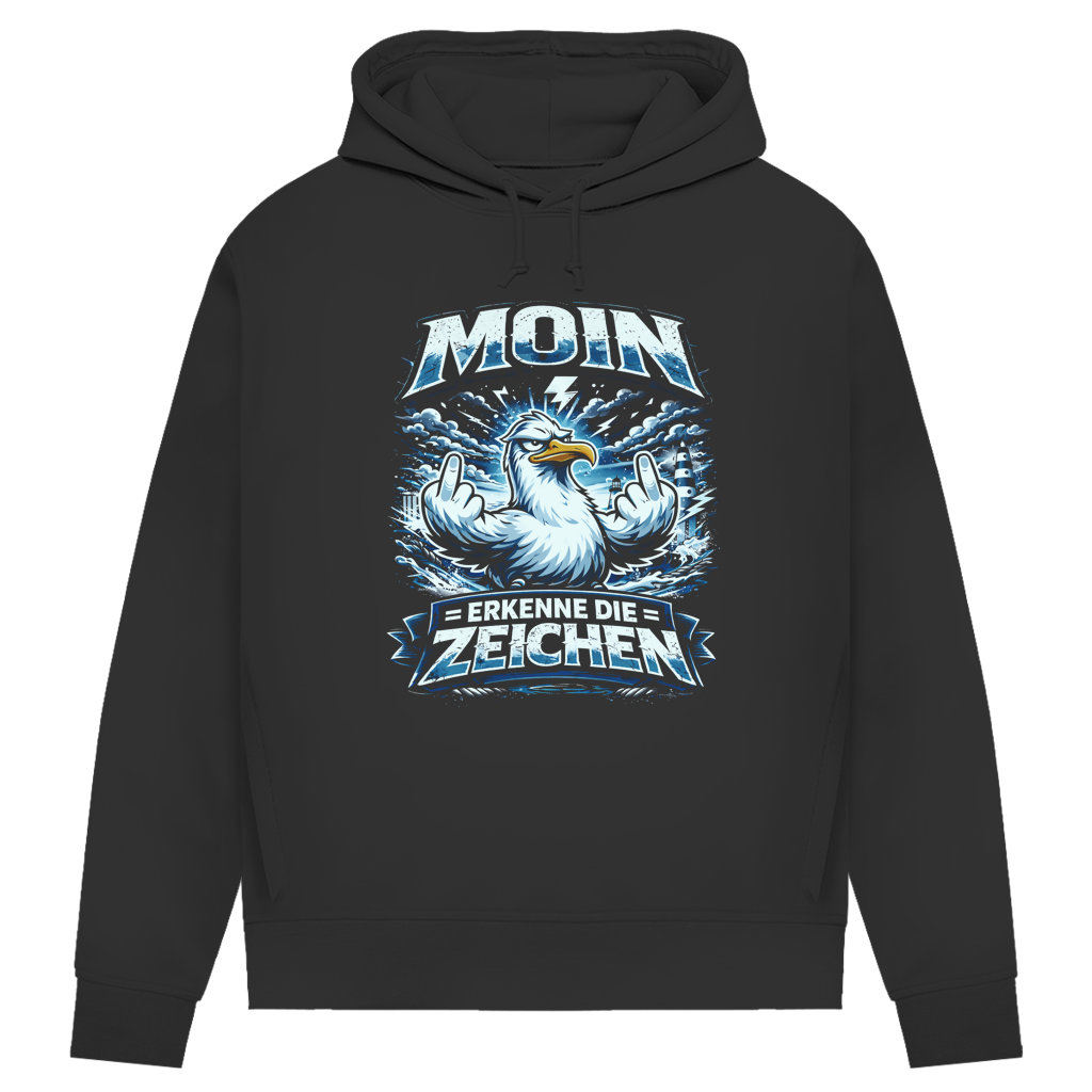 Hoodie Damen MOIN Erkenne die Zeichen #556