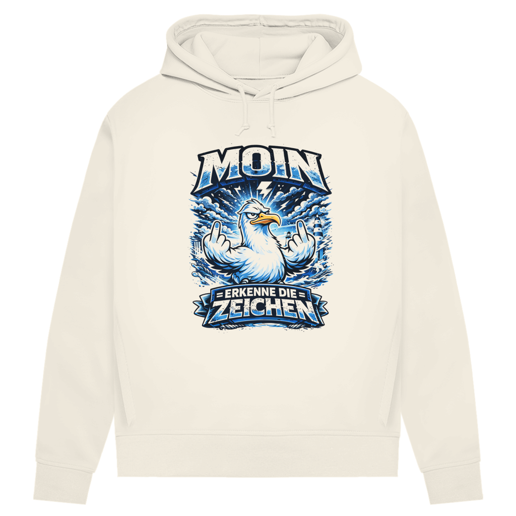 Hoodie Damen MOIN Erkenne die Zeichen #556